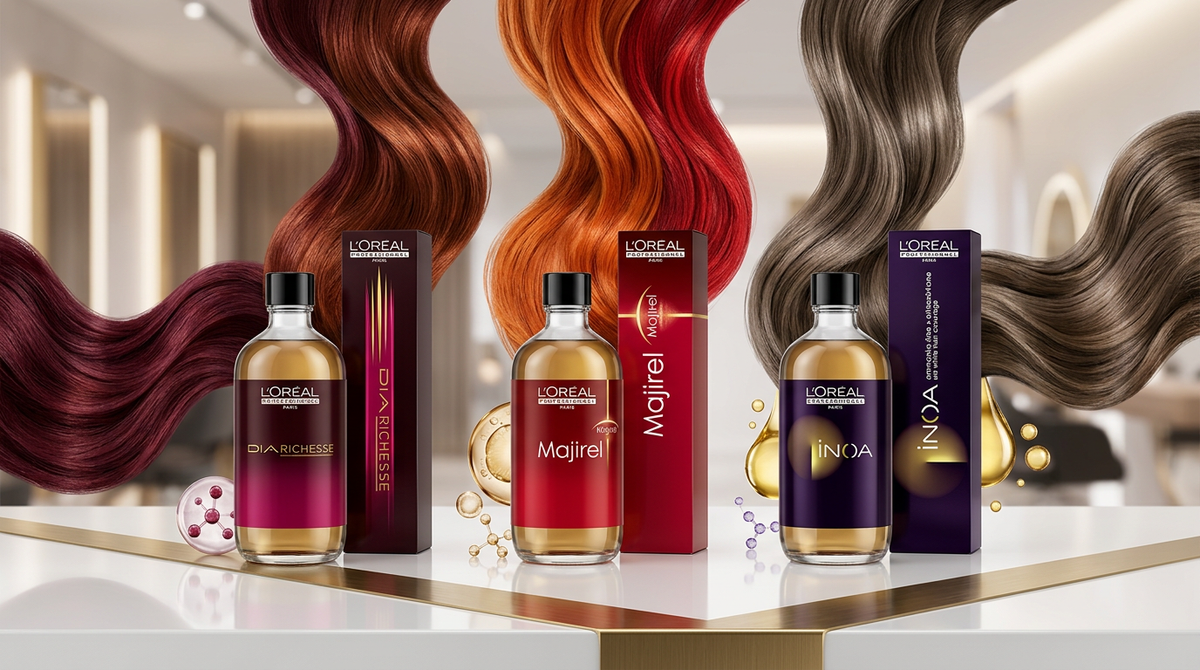 Dia Richesse, Majirel e Inoa: tintas L’Oréal Professionnel