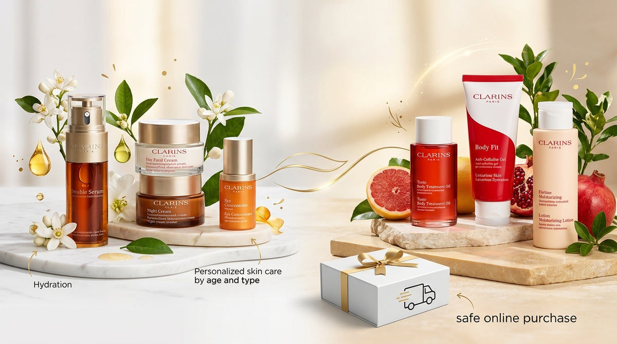 Clarins: Guia Completo de Cuidados de Rosto e Corpo
