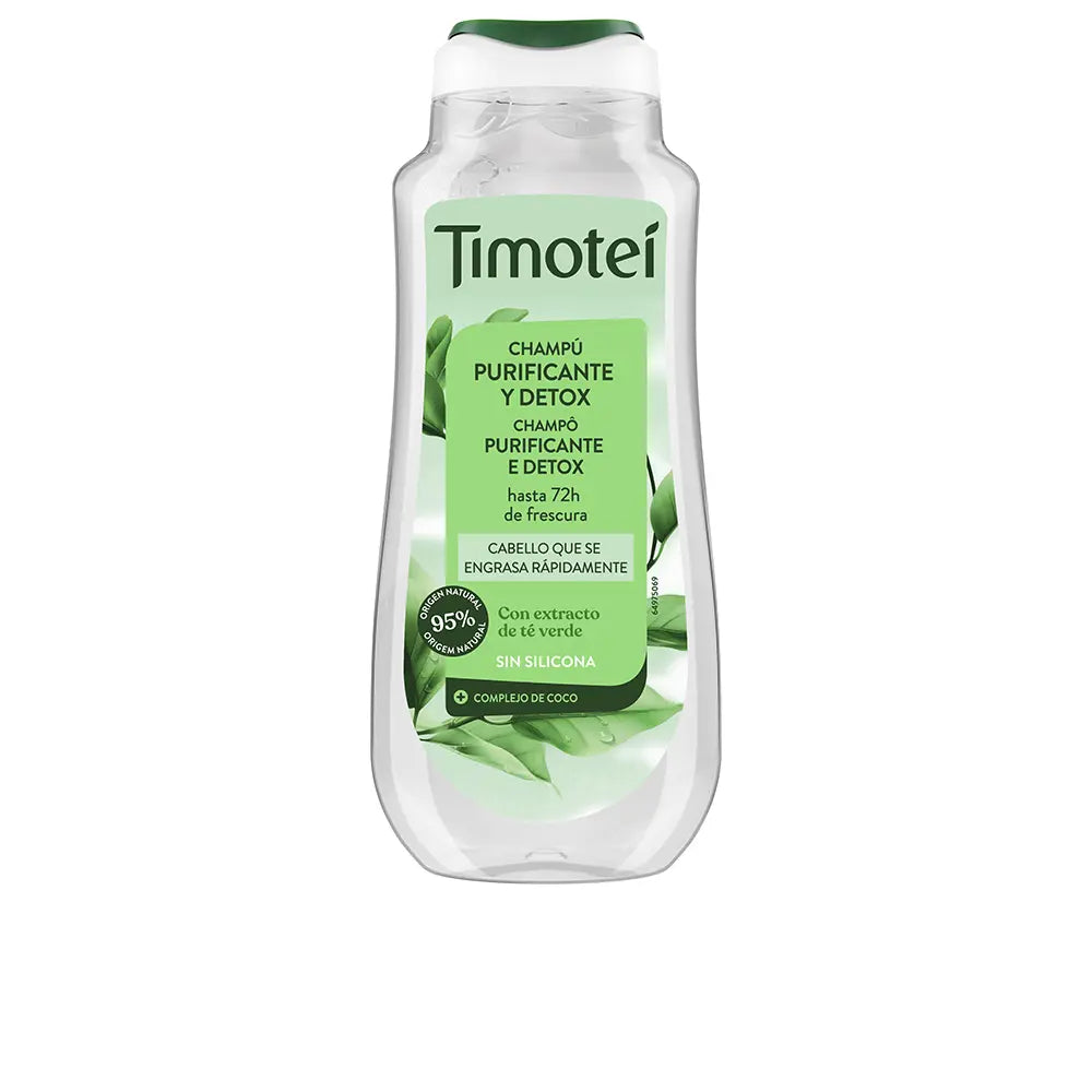 TIMOTEI shampoo hidratante e revitalizante com leite de coco e aloe vera 600 ml