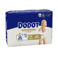 Fraldas DODOT SENSITIVE tamanho 6 +13 kg 37 unidades
