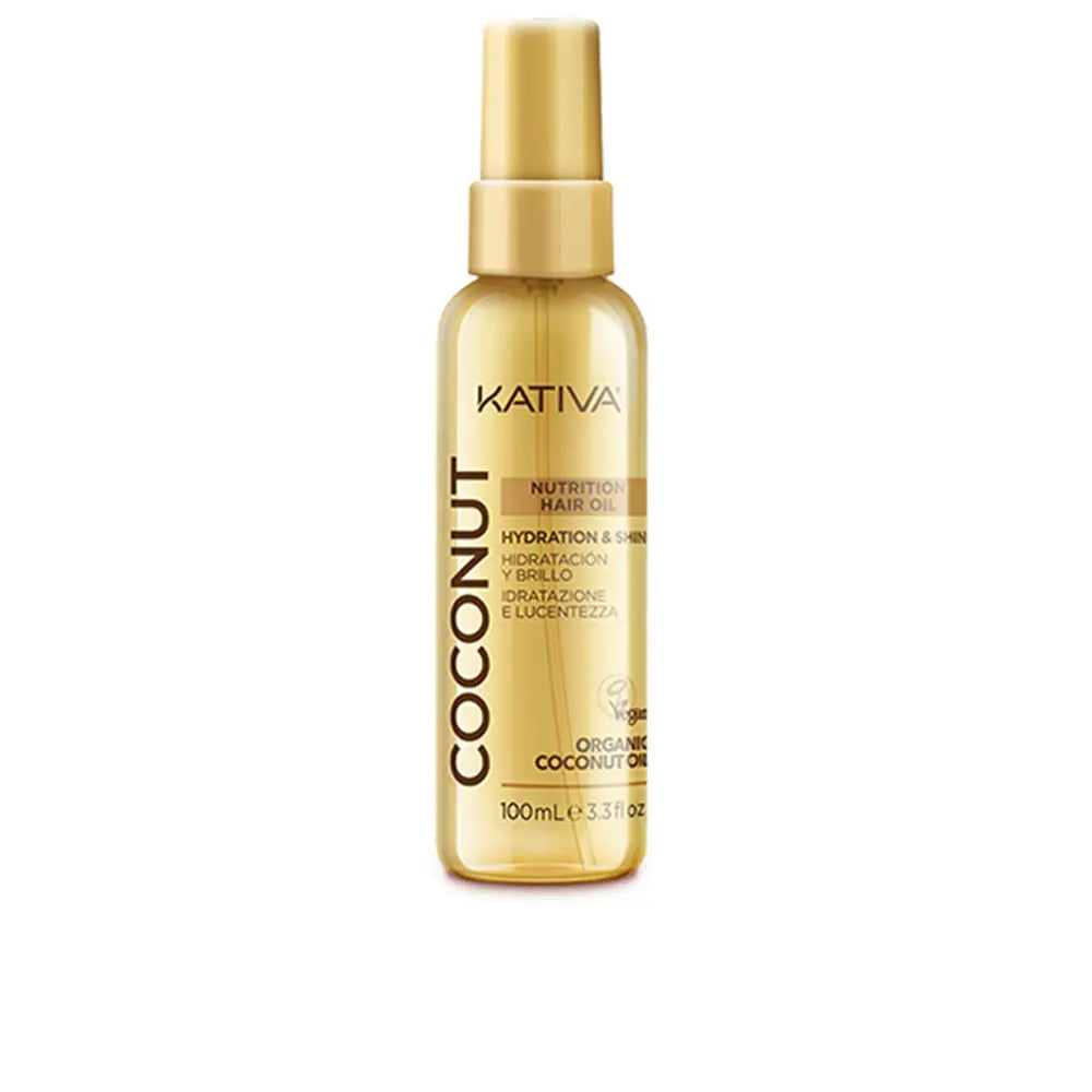 Óleo capilar nutritivo de coco KATIVA 100 ml