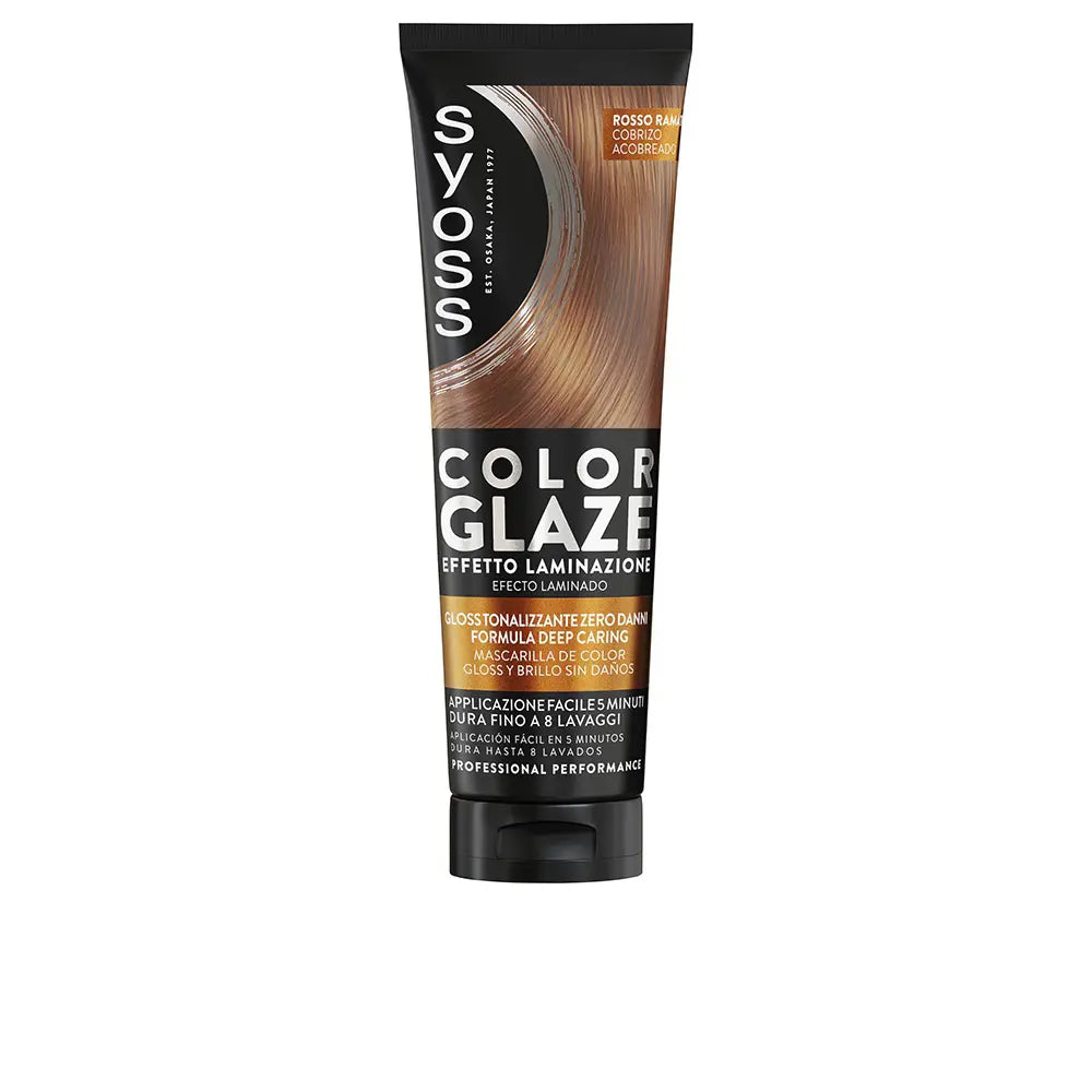 SYOSS-COLOR GLAZE máscara de cor fosca com efeito laminado #Cobre 130 ml-DrShampoo - Perfumaria e Cosmética