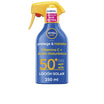 Protetor solar em spray FPS 50+ com hidratação e proteção solar 250 ml