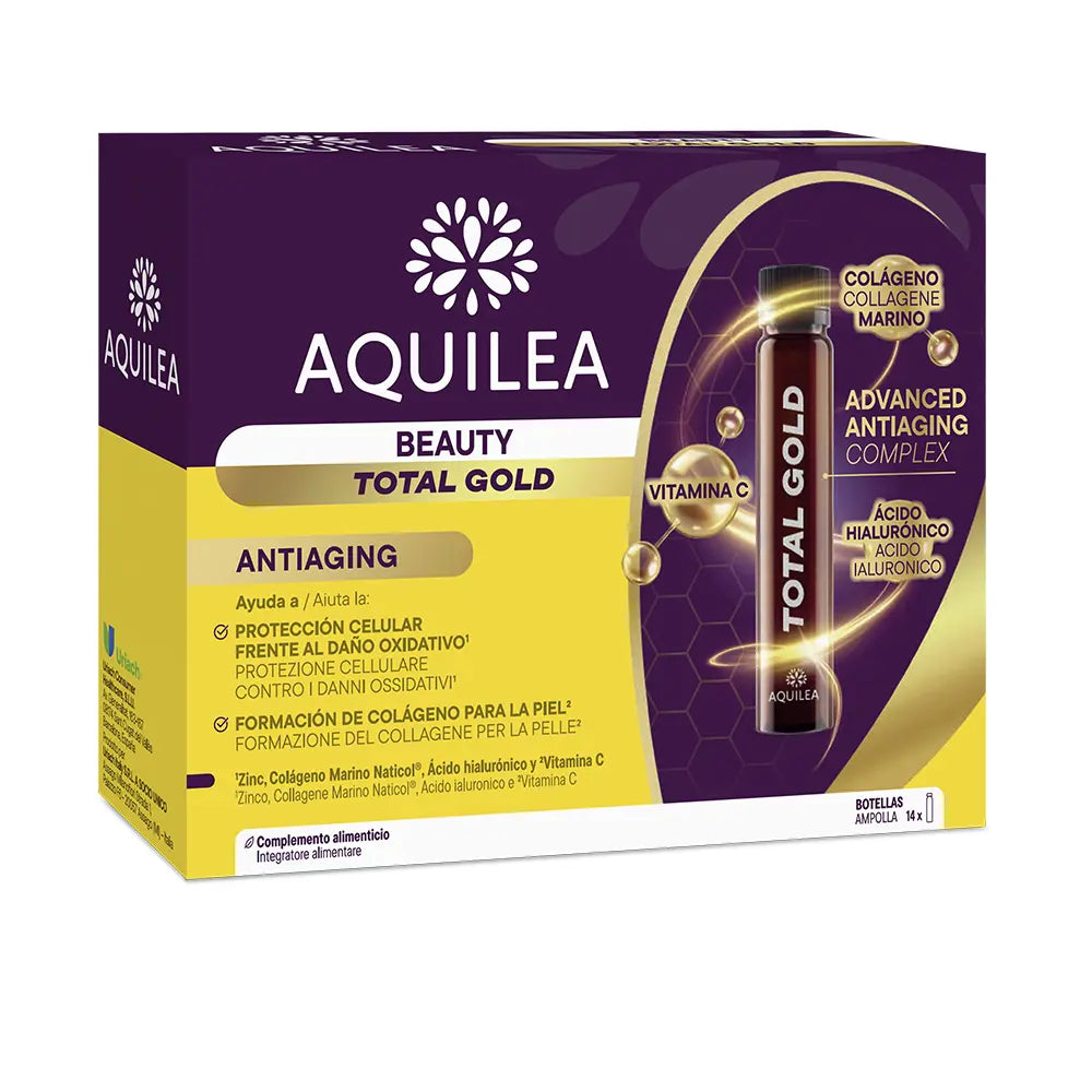 Ampolas BEAUTY TOTAL GOLD 14 u