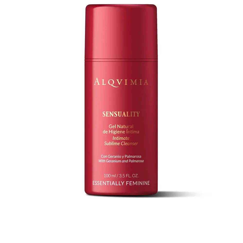 Gel de higiene íntima natural SENSUALITY com gerânio e palmarosa 100 ml