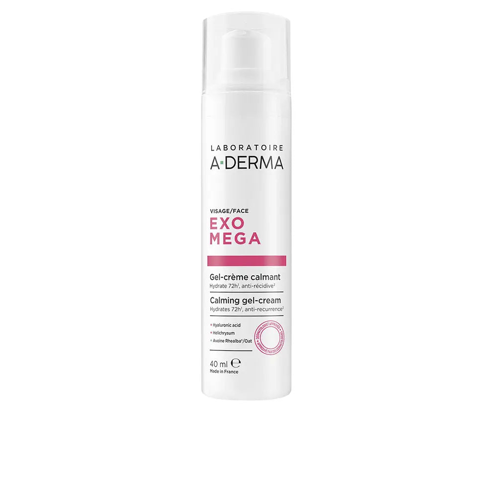 A-DERMA-EXOMEGA creme-gel facial calmante 40 ml-DrShampoo - Perfumaria e Cosmética