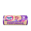 SACO DE LIXO PERFUMADO heavy duty 30 litros 12 unidades.