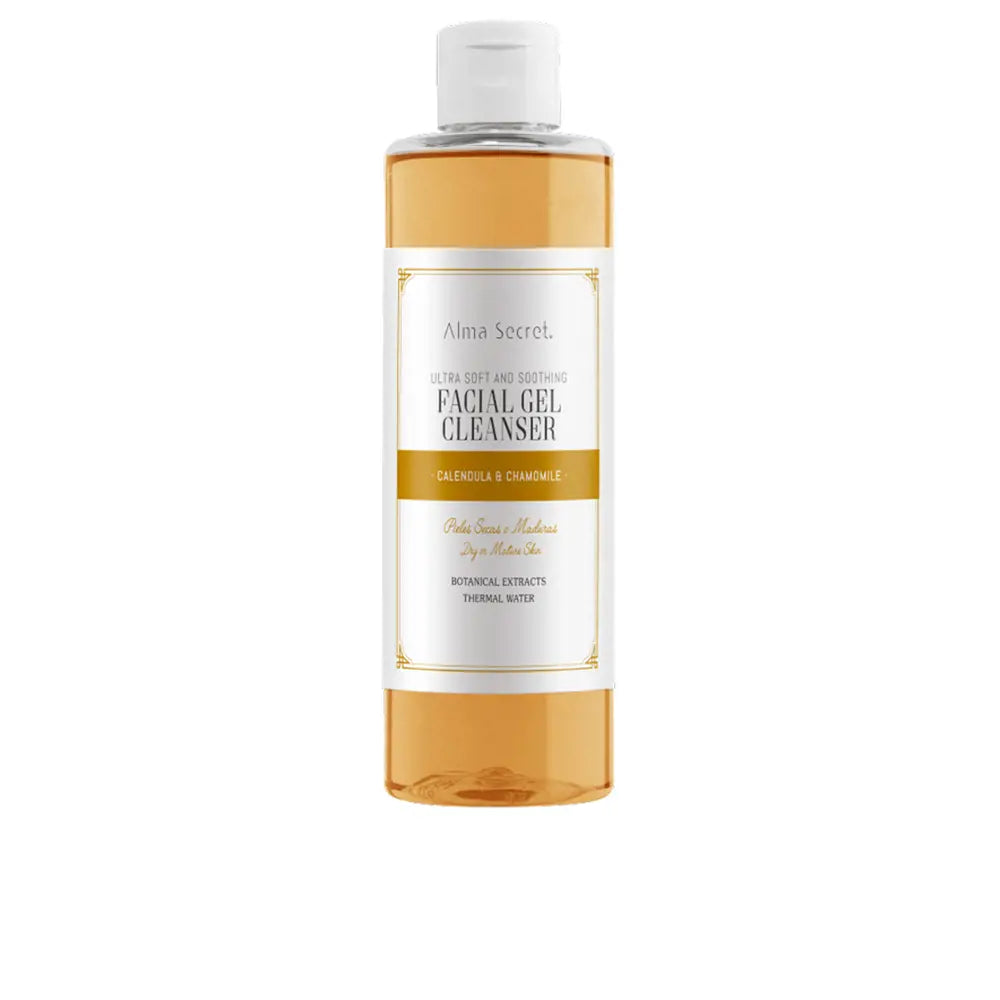 ALMA SECRET-GEL DE LIMPEZA FACIAL suave e calmante calêndula camomila 200 ml-DrShampoo - Perfumaria e Cosmética