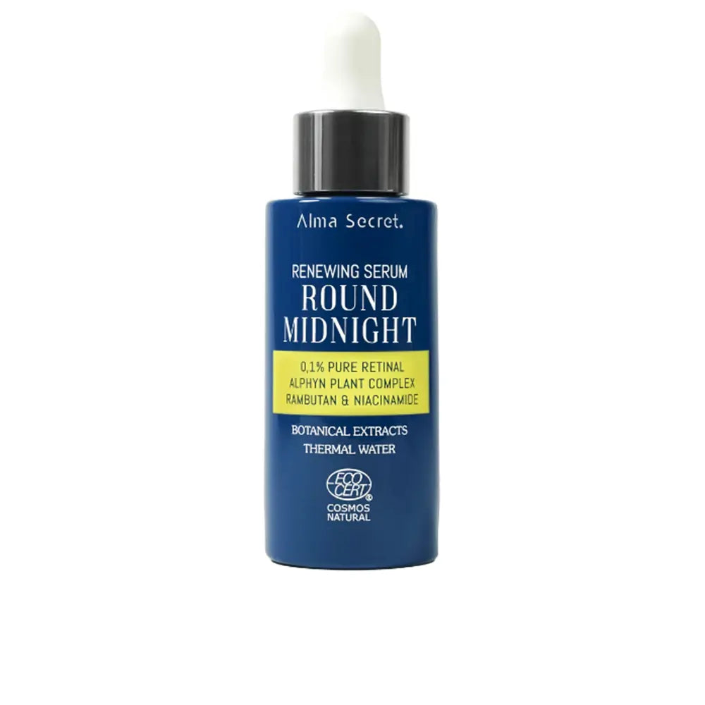 ALMA SECRET-Soro ROUND MIDNIGHT com retinal puro 0,1% 30 ml-DrShampoo - Perfumaria e Cosmética