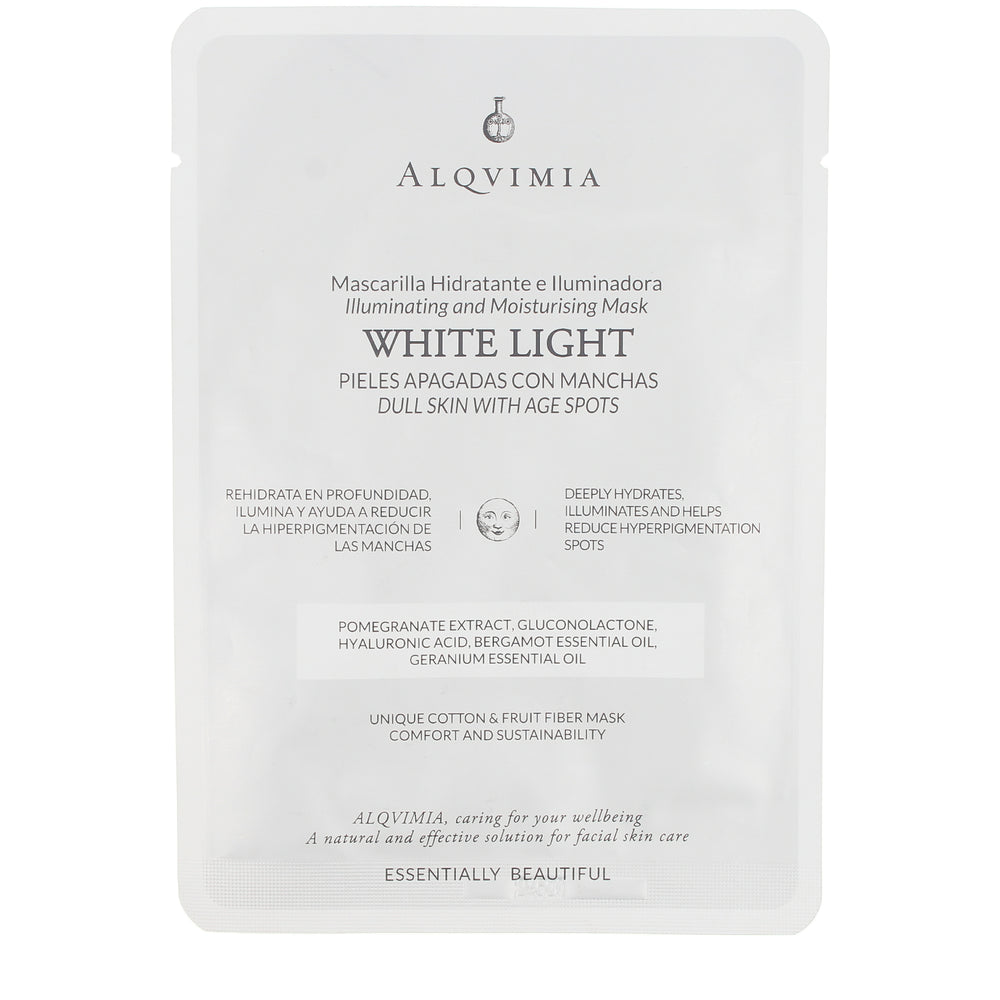 ALQVIMIA-Máscara facial ESSENTIALLY BEAUTIFUL LUZ BRANCA 1ud-DrShampoo - Perfumaria e Cosmética
