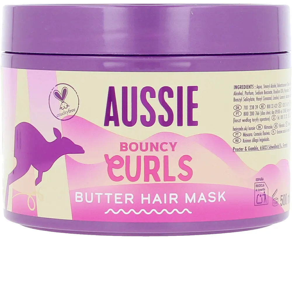 AUSSIE-Máscara capilar AUSSIE BOUNCY CURLS 500 ml-DrShampoo - Perfumaria e Cosmética