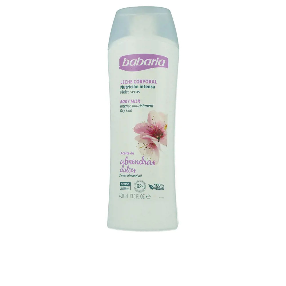 BABARIA-ÓLEO DE AMÊNDOA leite corporal pele seca-DrShampoo - Perfumaria e Cosmética