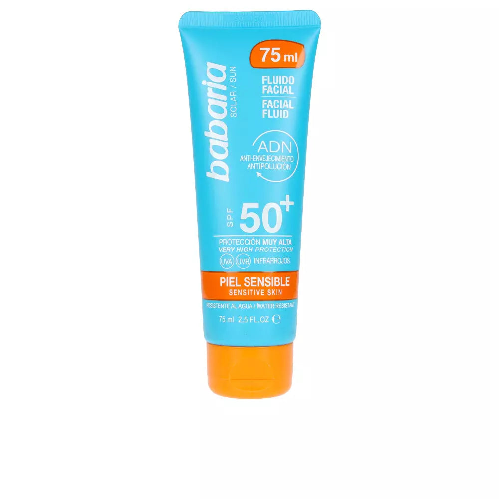 BABARIA-SOLAR DNA SENSITIVE creme solar rosto SPF50 75 ml-DrShampoo - Perfumaria e Cosmética
