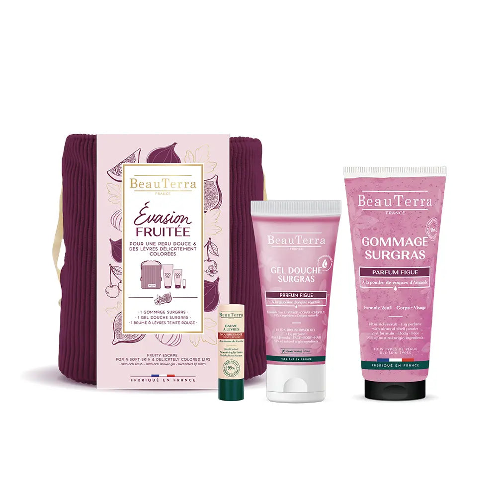 BEAUTERRA-RITUAL AFRUTADO HIGO ESTOJO 4 pçs.-DrShampoo - Perfumaria e Cosmética
