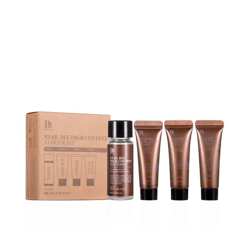 BENTON-CAIXA DE INICIALIZAÇÃO ALTA SNAIL BEE 4 PCS-DrShampoo - Perfumaria e Cosmética