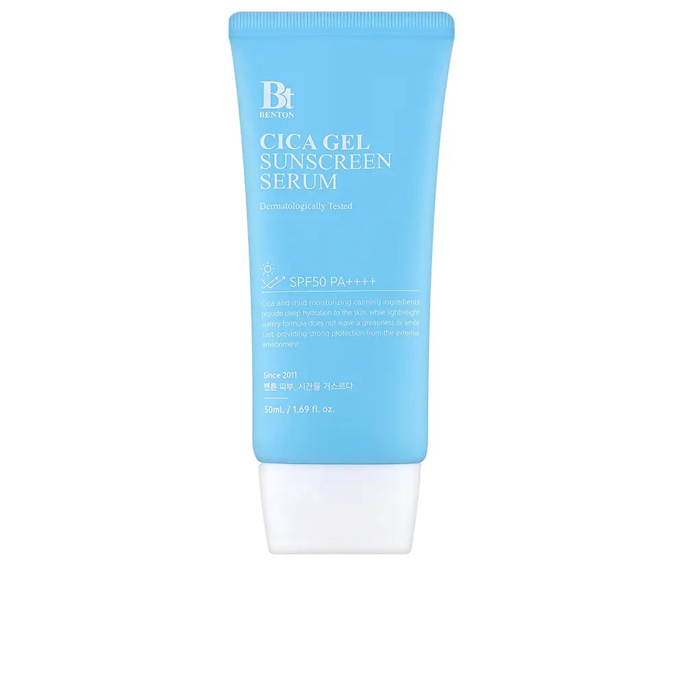 BENTON-Soro protetor solar CICA GEL 50 ml-DrShampoo - Perfumaria e Cosmética