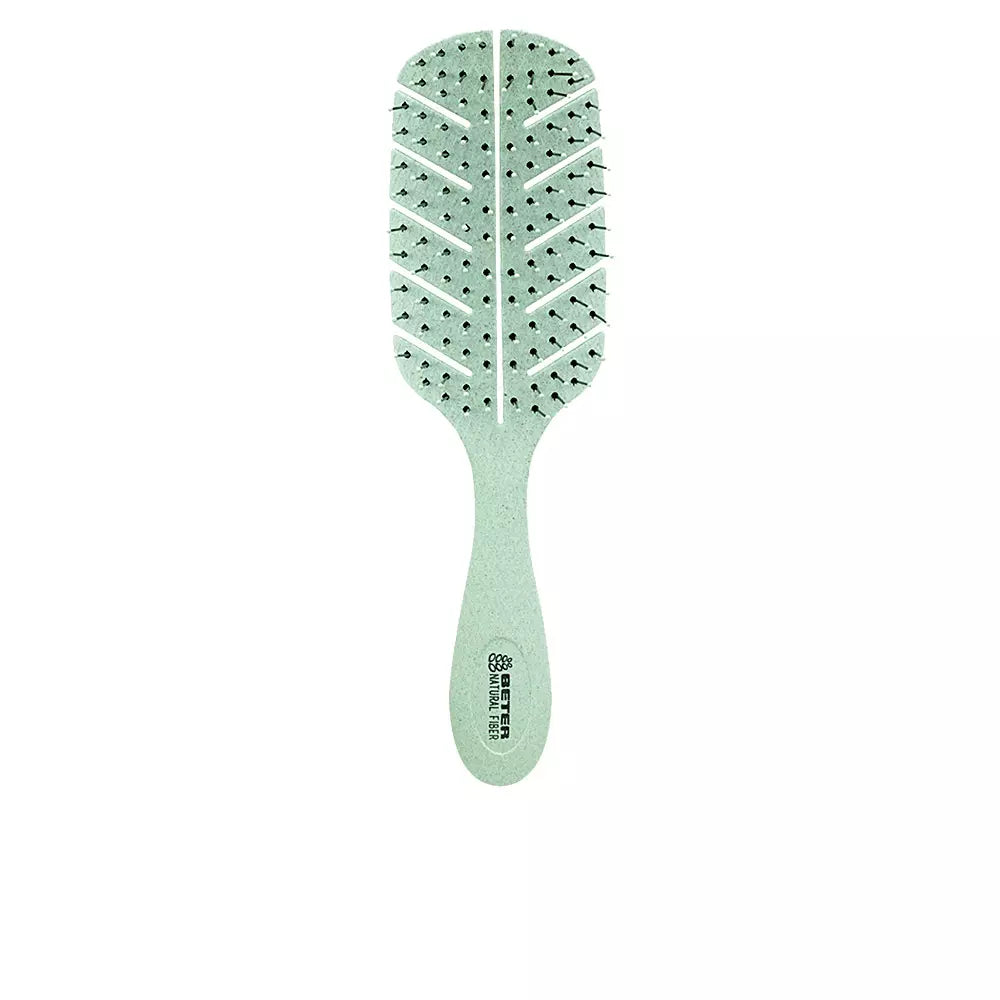 BETER-DETANGLING fibra natural Escova verde-DrShampoo - Perfumaria e Cosmética