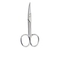 Tesoura de manicure curva cromada 1 unid.