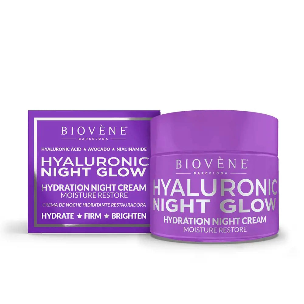 BIOVENÈ-HYALURONIC NIGHT GLOW creme de noite hidratante repõe a hidratação 50 ml-DrShampoo - Perfumaria e Cosmética