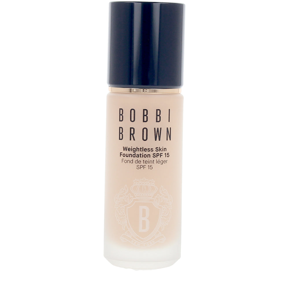 BOBBI BROWN-FUNDATION WEIGHTLESS SKIN SPF15 Bege 30 ml-DrShampoo - Perfumaria e Cosmética