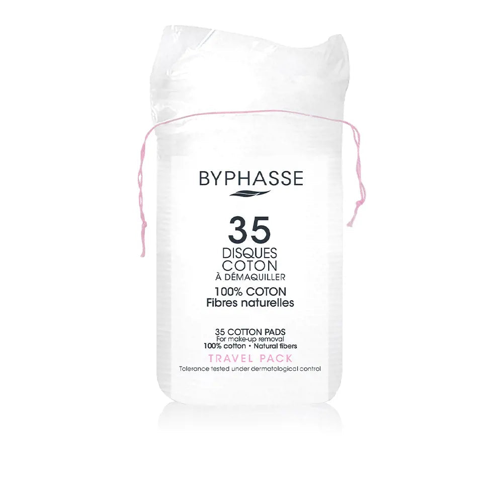 BYPHASSE-COTTON DISCS desmaquilhante 35 ud-DrShampoo - Perfumaria e Cosmética