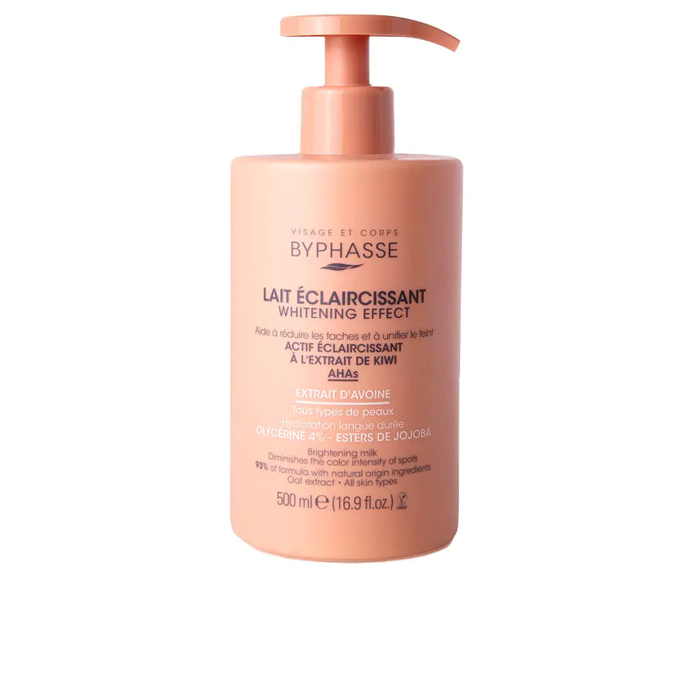 BYPHASSE-Leite Corporal Clareador de Aveia 500 ml-DrShampoo - Perfumaria e Cosmética