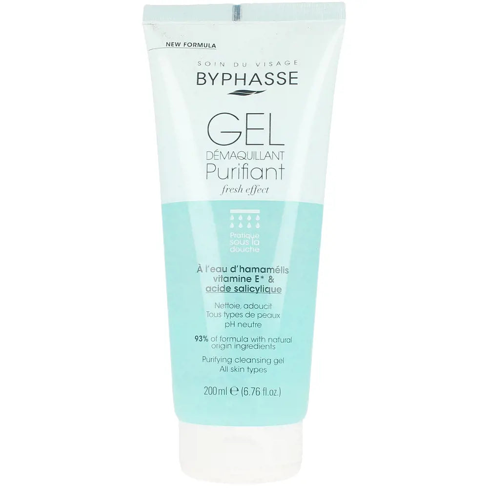 BYPHASSE-Purifying MAKE-UP REMOVER GEL 200 ml-DrShampoo - Perfumaria e Cosmética