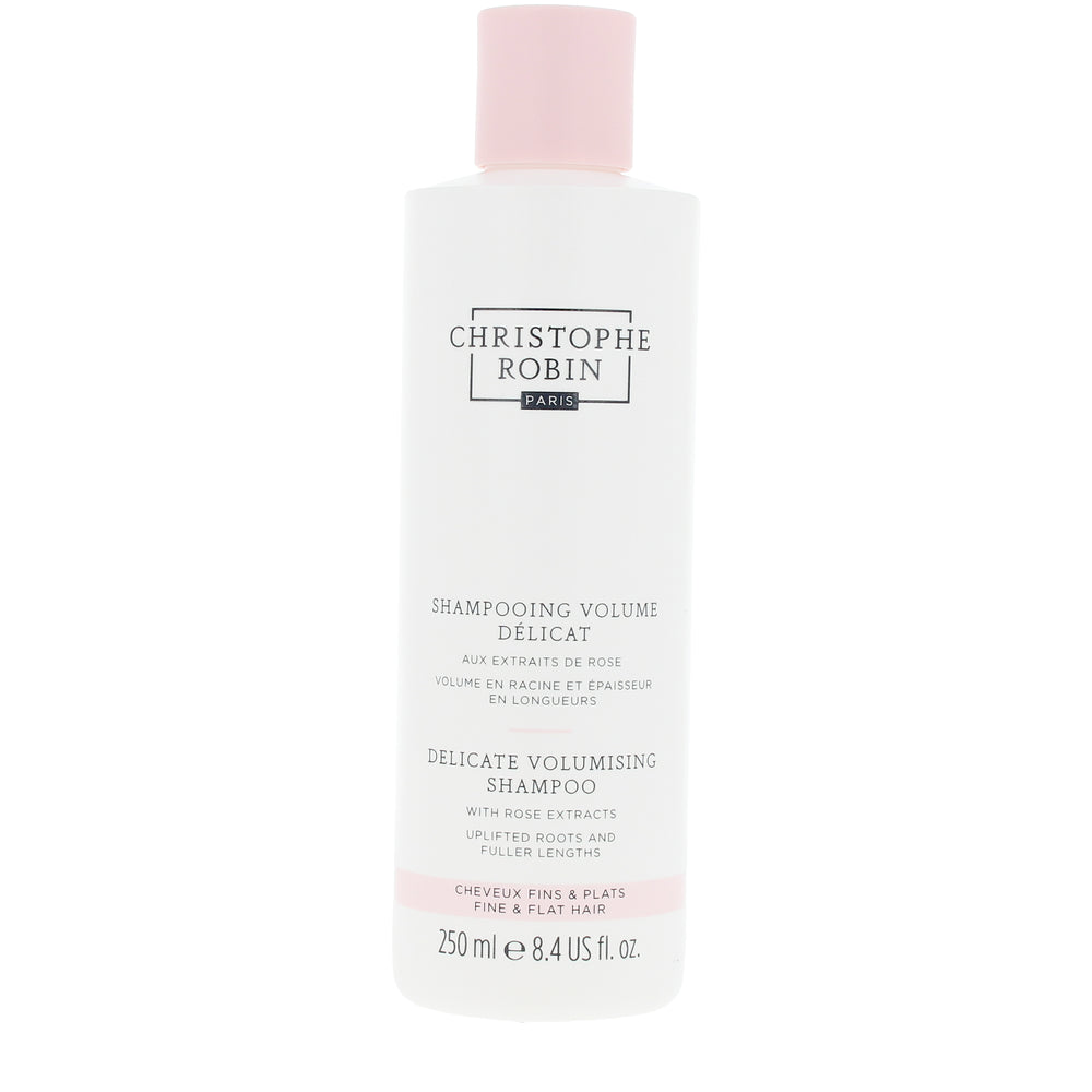CHRISTOPHE ROBIN-Shampoo DELICADO VOLUMIZANTE com Extratos de Rosa 250 ml-DrShampoo - Perfumaria e Cosmética