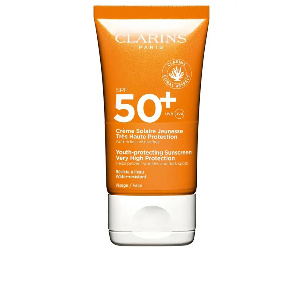 CLARINS-Creme facial SOLAR toque seco UVA/UVB50+ 50 ml-DrShampoo - Perfumaria e Cosmética