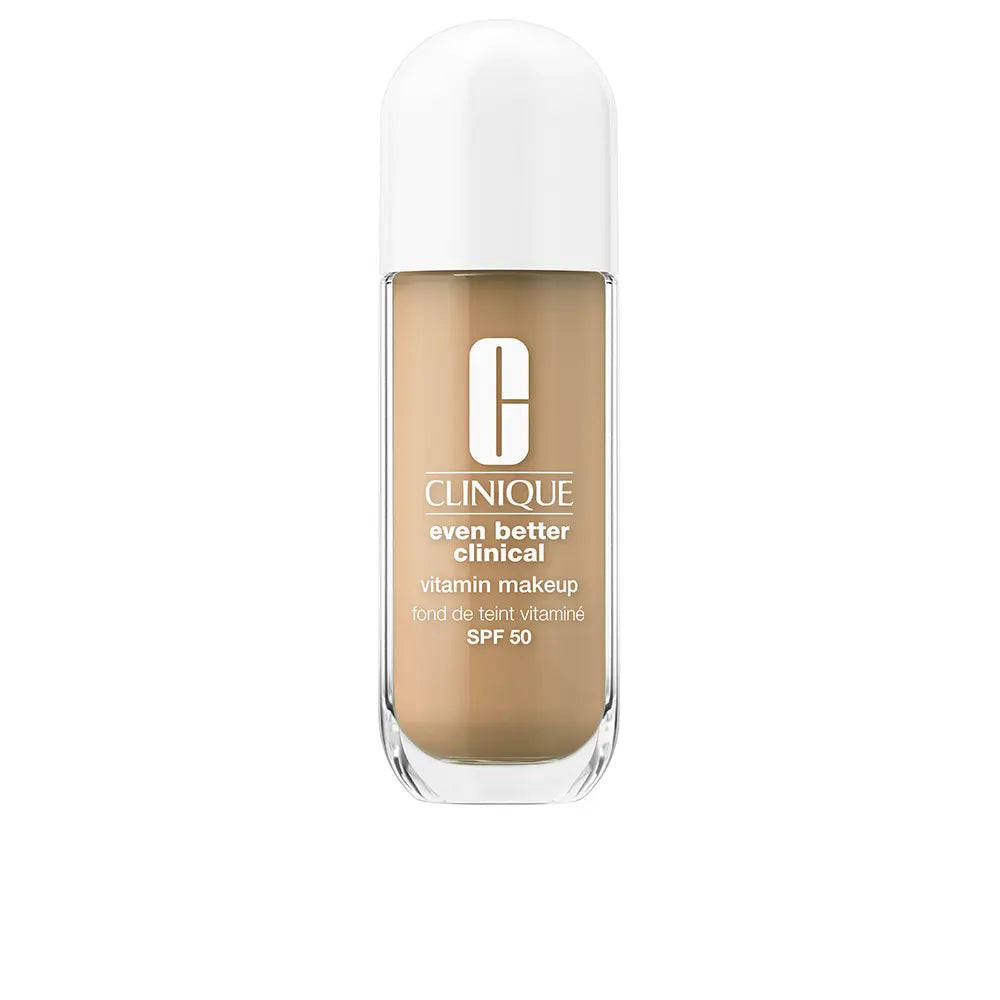CLINIQUE-Base de maquiagem EVEN BETTER CLINICAL VITAMIN com FPS50 4 Claro Médio Frio 30 ml.-DrShampoo - Perfumaria e Cosmética