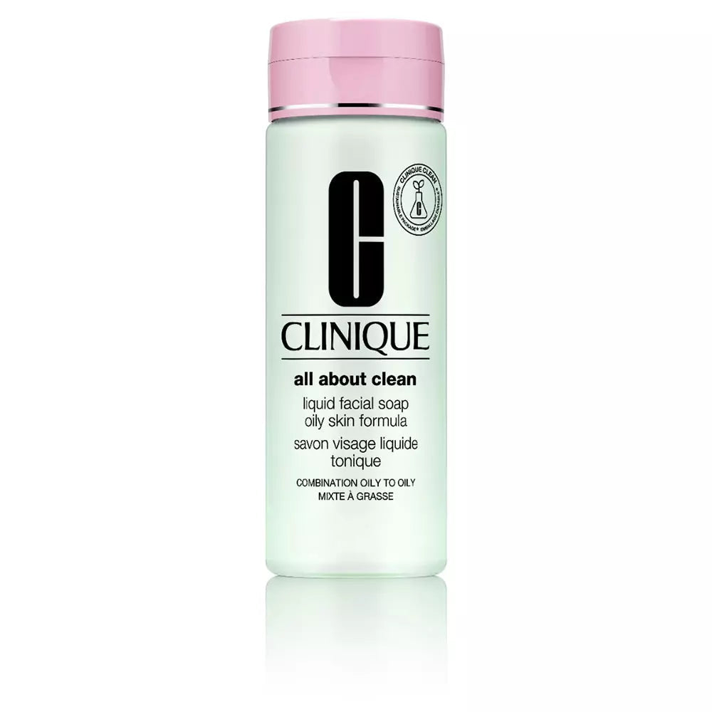 CLINIQUE-SABONETE LÍQUIDO FACIAL pele oleosa com pump 200 ml-DrShampoo - Perfumaria e Cosmética