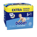DODOT EXTRA STAGES tamanho 3 fraldas 7-11 kg 66 unidades.