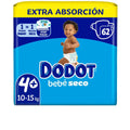 DODOT EXTRA STAGES tamanho 4 fraldas 10-15 kg 62 unidades.