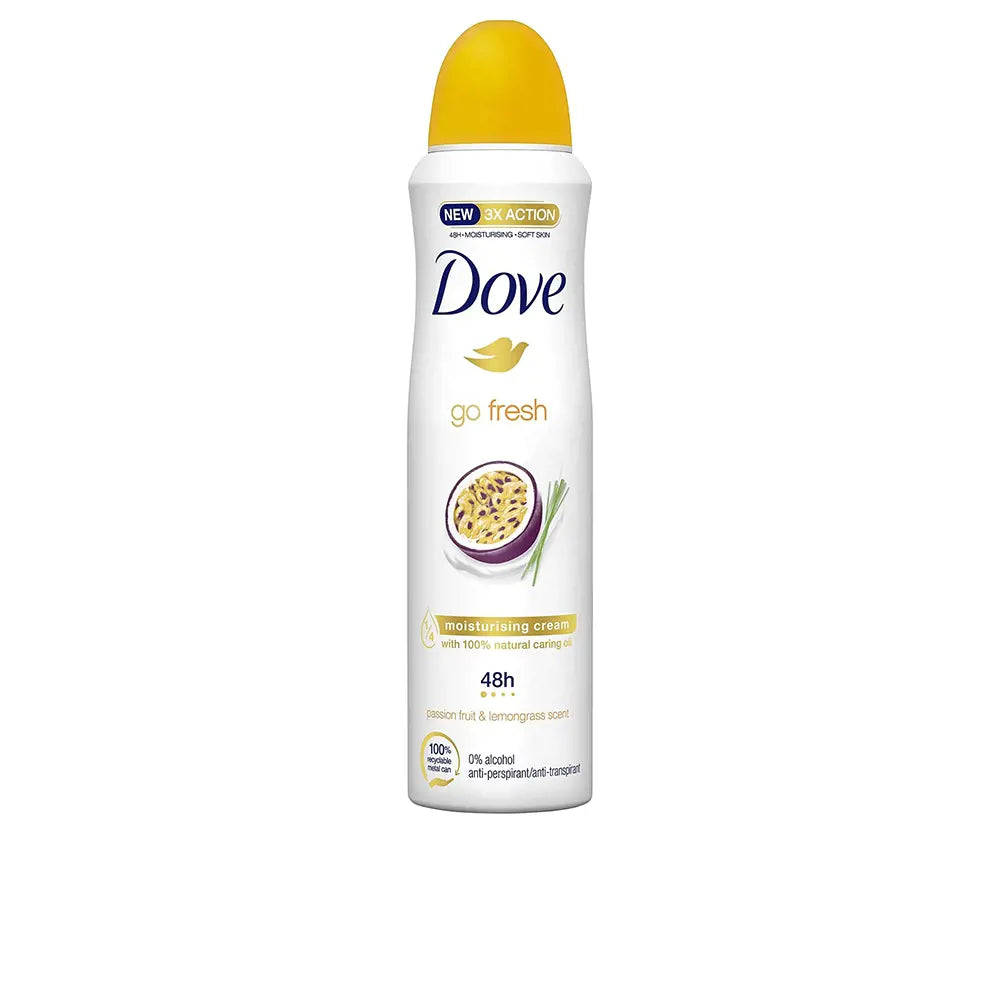 DOVE-GO FRESH deo vapor de maracujá e capim-limão-DrShampoo - Perfumaria e Cosmética