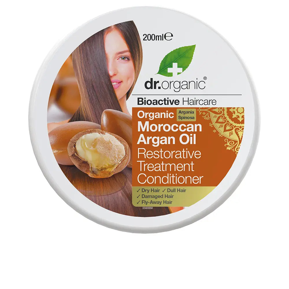 DR. ORGANIC-ARGAN máscara capilar condicionante 200 ml-DrShampoo - Perfumaria e Cosmética