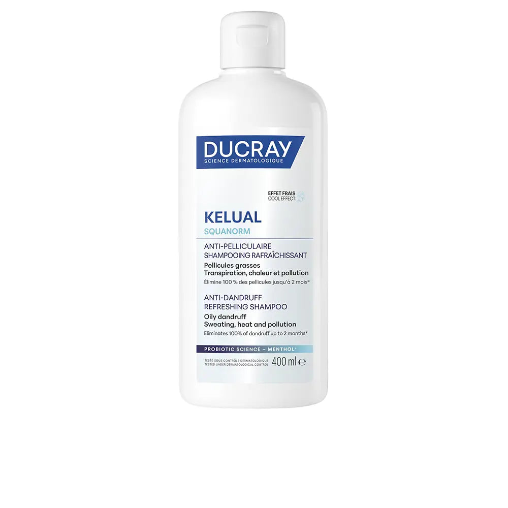 DUCRAY-KELUAL SQUANORM shampoo refrescante anti-caspa 400 ml.-DrShampoo - Perfumaria e Cosmética