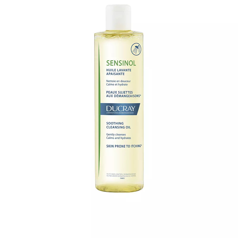 DUCRAY-SENSINOL óleo de limpeza calmante 400 ml-DrShampoo - Perfumaria e Cosmética