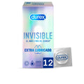 Preservativos invisíveis extra lubrificados 12 unidades.