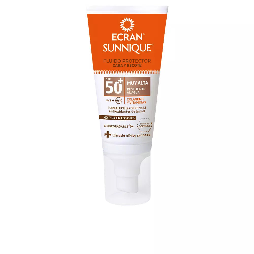 ECRAN-SUN LEMONOIL ROSTO E DECOTE SPF50+ fluido solar 50 ml-DrShampoo - Perfumaria e Cosmética