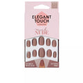 COULEUR POLI 24 ongles ovales en colle vison nude