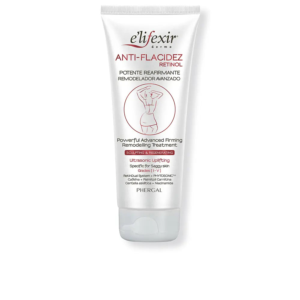 E'LIFEXIR-ANTI-FLACIDEZ RETINOL cremigel corporal reafirmante remodelador avanzado 200 ml-DrShampoo - Perfumaria e Cosmética