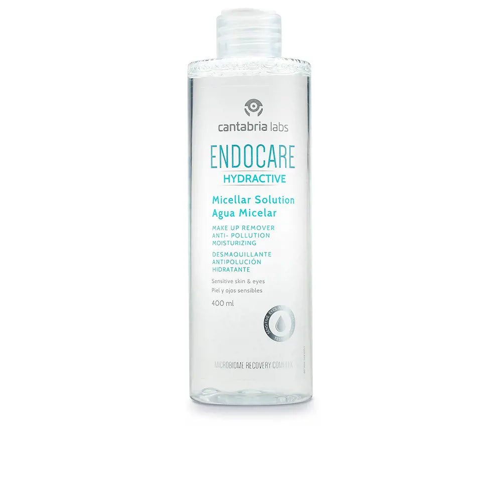 ENDOCARE-ENDOCARE HYDRACTIVE agua micelar piel y ojos sensibles 400 ml-DrShampoo - Perfumaria e Cosmética