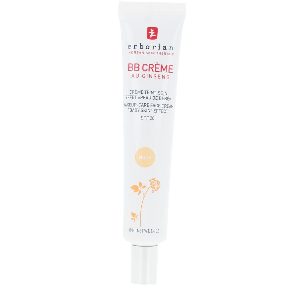 ERBORIAN-BB CRÈME AU GINSENG SPF20 #Nude 40 ml-DrShampoo - Perfumaria e Cosmética