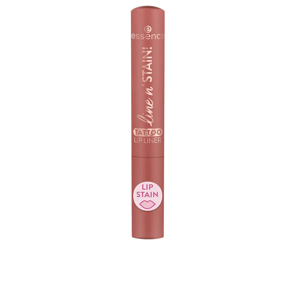 ESSENCE-Lápis de contorno labial TATTOO LINE N'STAIN 02 Must Have Brown 25 ml.-DrShampoo - Perfumaria e Cosmética