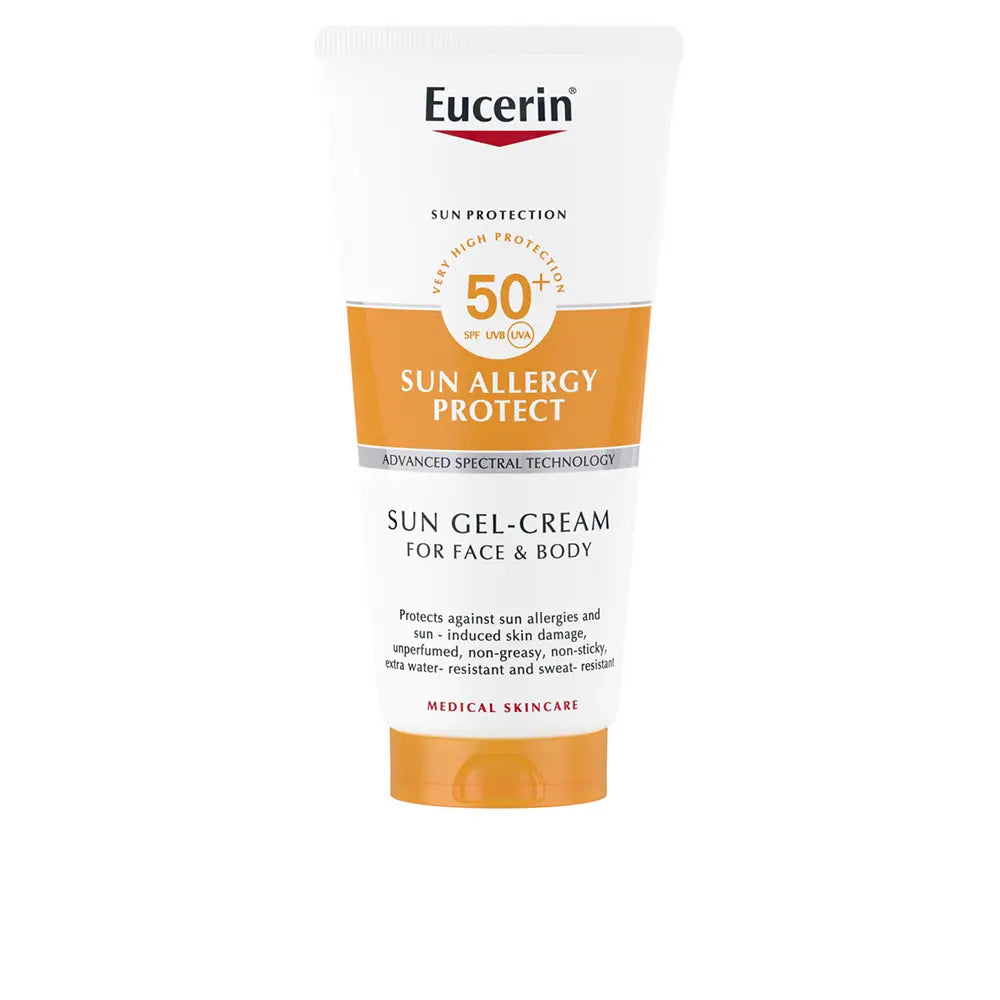EUCERIN-CREME GEL PROTETOR PARA ALERGIA SOLAR FPS50+ 200 ml-DrShampoo - Perfumaria e Cosmética