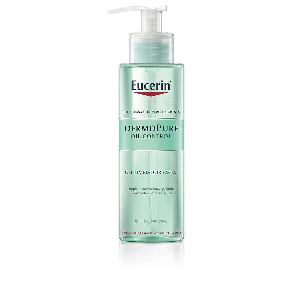 EUCERIN-DERMOPURE gel de limpeza facial oil control 200 ml-DrShampoo - Perfumaria e Cosmética