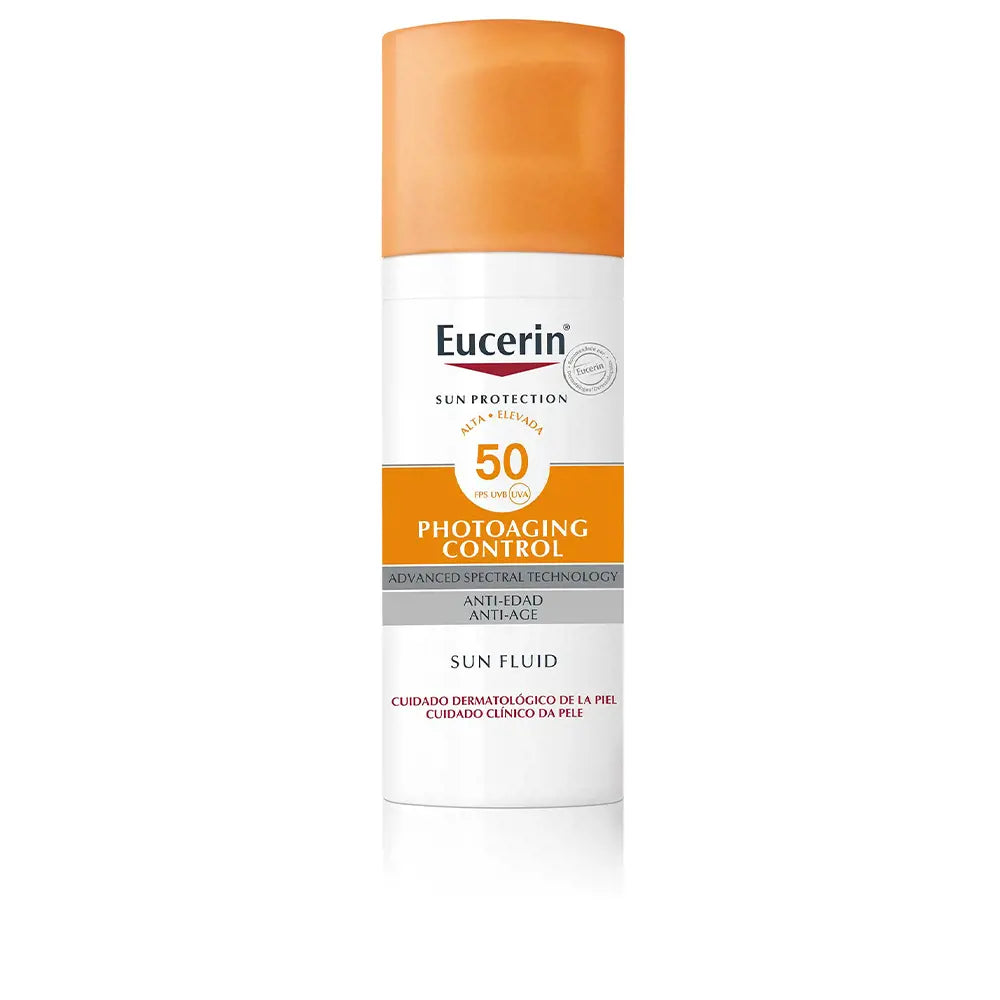 EUCERIN-FLUIDO SOLAR ANTI-IDADE PHOTOAGEING CONTROL SPF50 50 ml-DrShampoo - Perfumaria e Cosmética