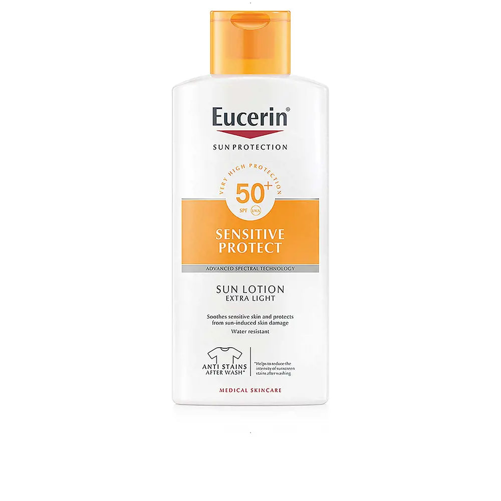 EUCERIN-SENSITIVE PROTECT loção solar extra leve SPF50+ 400 ml-DrShampoo - Perfumaria e Cosmética