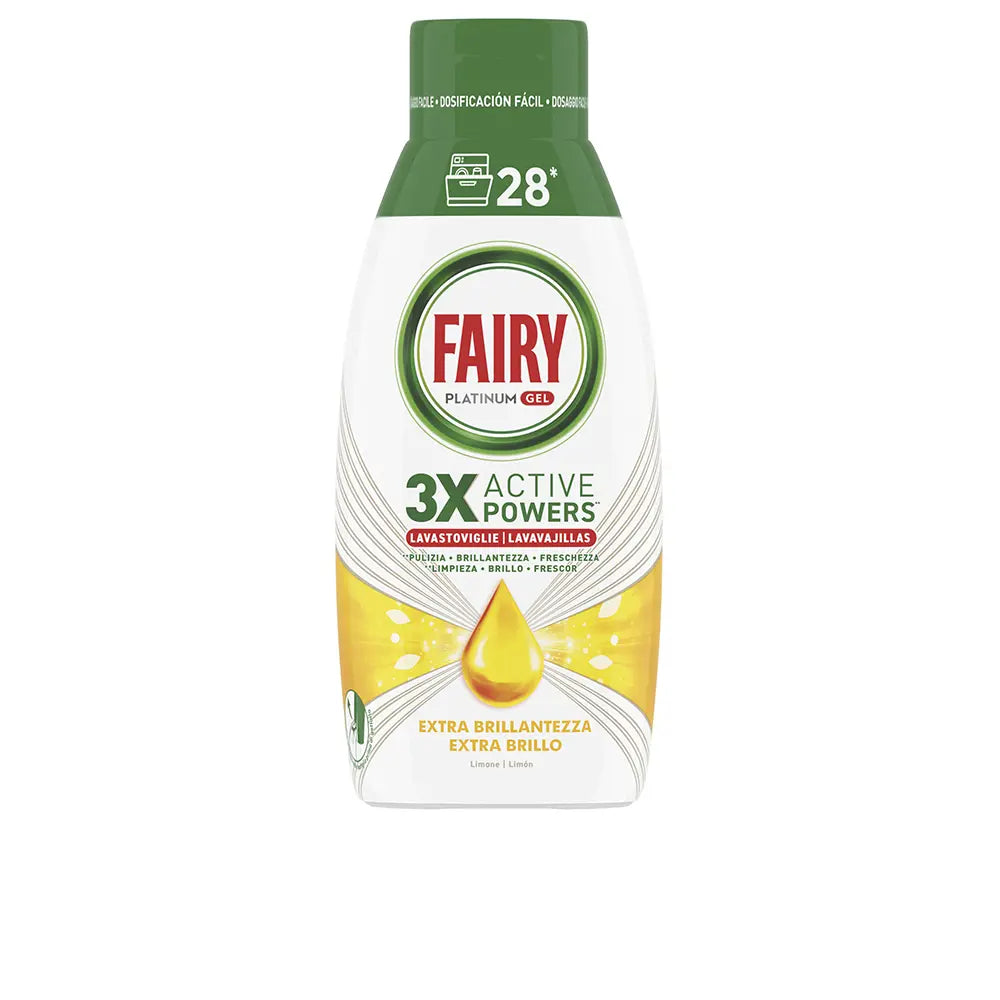 FAIRY-FAIRY PLATINUM gel máquina limão 28 lavagens.-DrShampoo - Perfumaria e Cosmética
