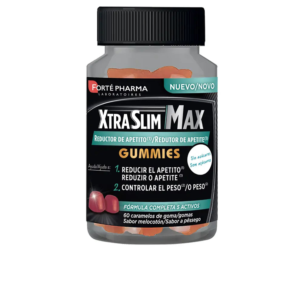 FORTÉ PHARMA-XTRASLIM MAX gomas redutoras de apetite 60 unidades-DrShampoo - Perfumaria e Cosmética